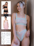 Peta bandeau, high cut knickers, hipster briefs and slip sewing pattern