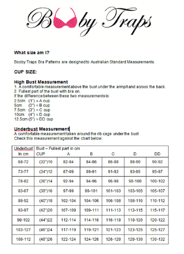 How to measure yourself for your bra size? - Booby Traps Pty Ltd