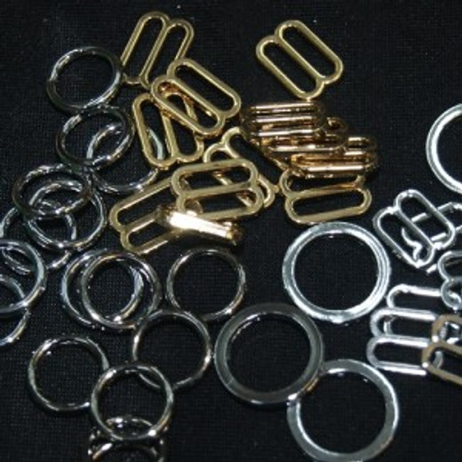 Buy bra rings and slider at wholesale prices - no need to buy in bulk amounts!