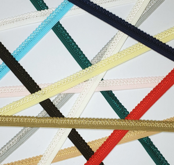 Gold Shimmer Bra Strap Elastics