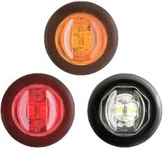38灯 AMBER KINGYO SOMABITO ソマビト 43-J55A LED Side Light - Amber/Frame Mount - Trailer Depot