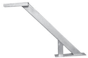 95-08324 Angled Winch Stand - Galvanized 95-08324 Angled Winch Stand - Galvanized
