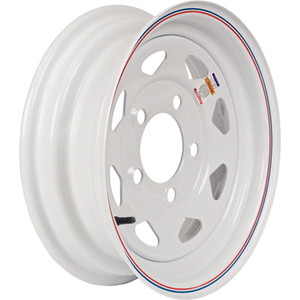 12" Painted Wheel 5 on 4-1/2