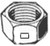 66-NT38L Hex Head Nut 3/8"