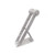 22-43625A Galvanized Bow Stops with Roller and End Cap Assembly