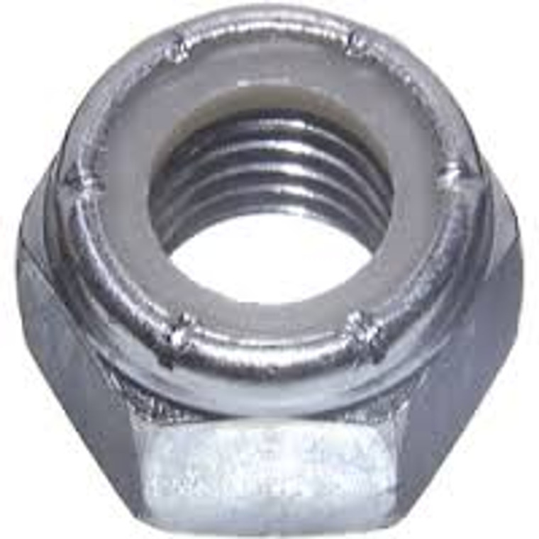 66-NT38NLS100 Stainless Steel Nylon Lock Nut 3/8"