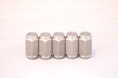 5 X STAINLESS STEEL TRAILER LUG NUTS 1/2X20 THREAD ACORN STYLE