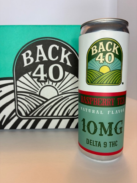 Back 40 Raspberry Tea Case - 24 Cans