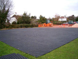 Reinforcing Lawns and Car Parks with Grass Protecta for Hotels, Estates, and Airports
