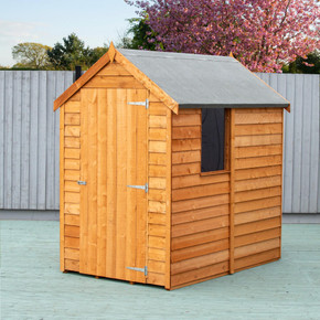 6 x 4 Shed Dip Treated Overlap Shed With Window Value Range  Shire
