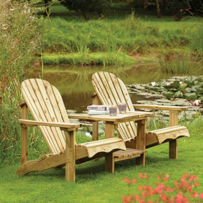 Softwood Adirondack Companion Seat  Rowlinson