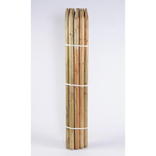 1.6m Round Wood Post Stakes  Gardener Supplies