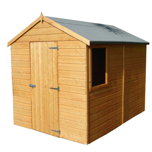 8 x 6 Durham Shed Workshop Single Door Tongue and Groove  Shire