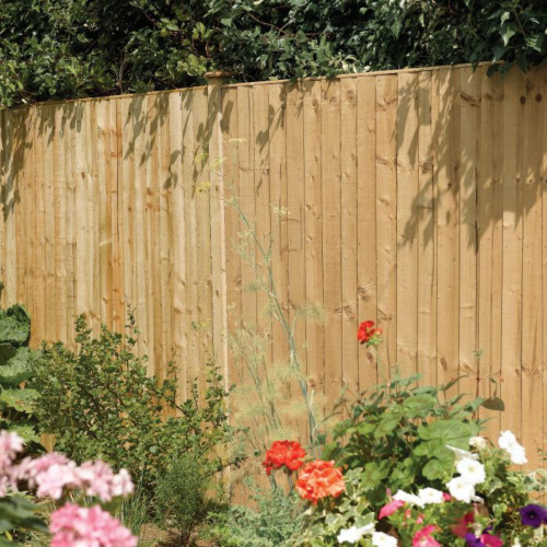 6x6 Vertical Board Fence Panel Pressure Treated  Rowlinson