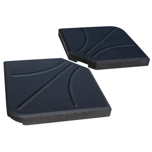 Overhang Parasol Base Weights Pack of 2  Rowlinson