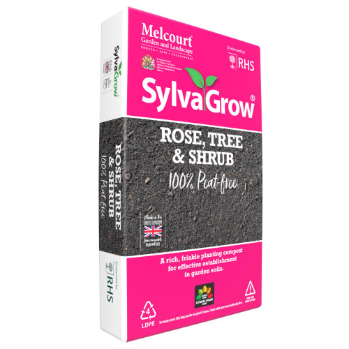 Melcourt SylvaGrow Rose, Tree & Shrub Planting Compost 40Ltr  