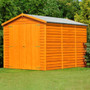 12 x 6 Shed Double Door Dip Treated Overlap No Windows  Shire