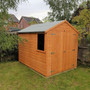 8 x 6 Warwick Shed Workshop Double Door Tongue and Groove  Shire