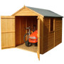 8 x 6 Warwick Shed Workshop Double Door Tongue and Groove  Shire