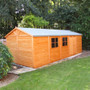 12 x 30 Premium Shed Mammoth Loglap Double Door  Shire