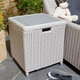 Prestbury Twin Sun Lounger Putty Grey  Rowlinson