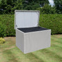 Prestbury Cushion Box Putty Grey  Rowlinson