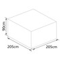 Furniture Cover Rectangular 200x200x80cm  Rowlinson