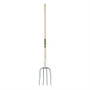 Bulldog Premier 4 Prong Manure Fork 48" wood LPH