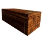 Brown Treated Timber Railway Sleepers  Gardener Supplies