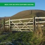 Ascot 5 Bar Field Gate – Green Treated Timber  Gardener Supplies