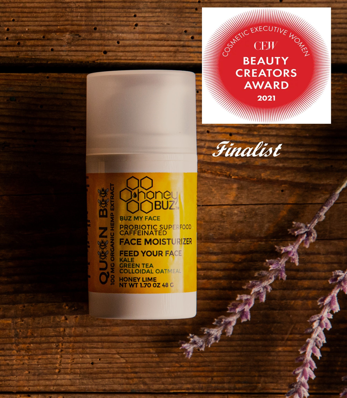 Queen Bee is a finalist in the CEW beauty creator awards