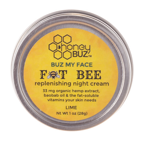 Fat Bee Overnight moisture-vitamin rich all natural  beauty cream like no other - hemp, mango, baobab, Honey Buz -elderberry  sunflower -local- organic- skin care