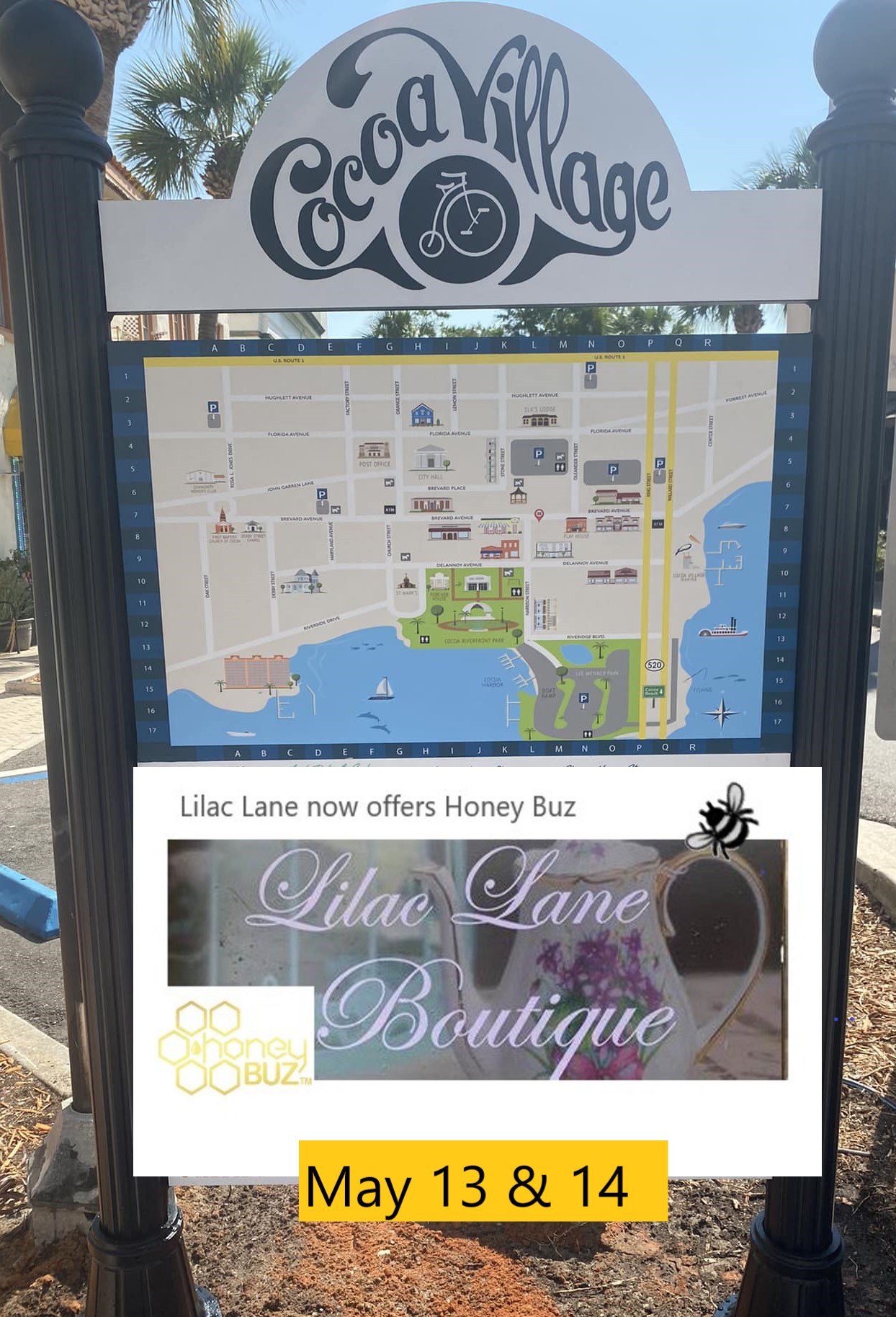 Lilac Lane Boutique hosts Honey Buz at the Cocoa Village Arts Festival