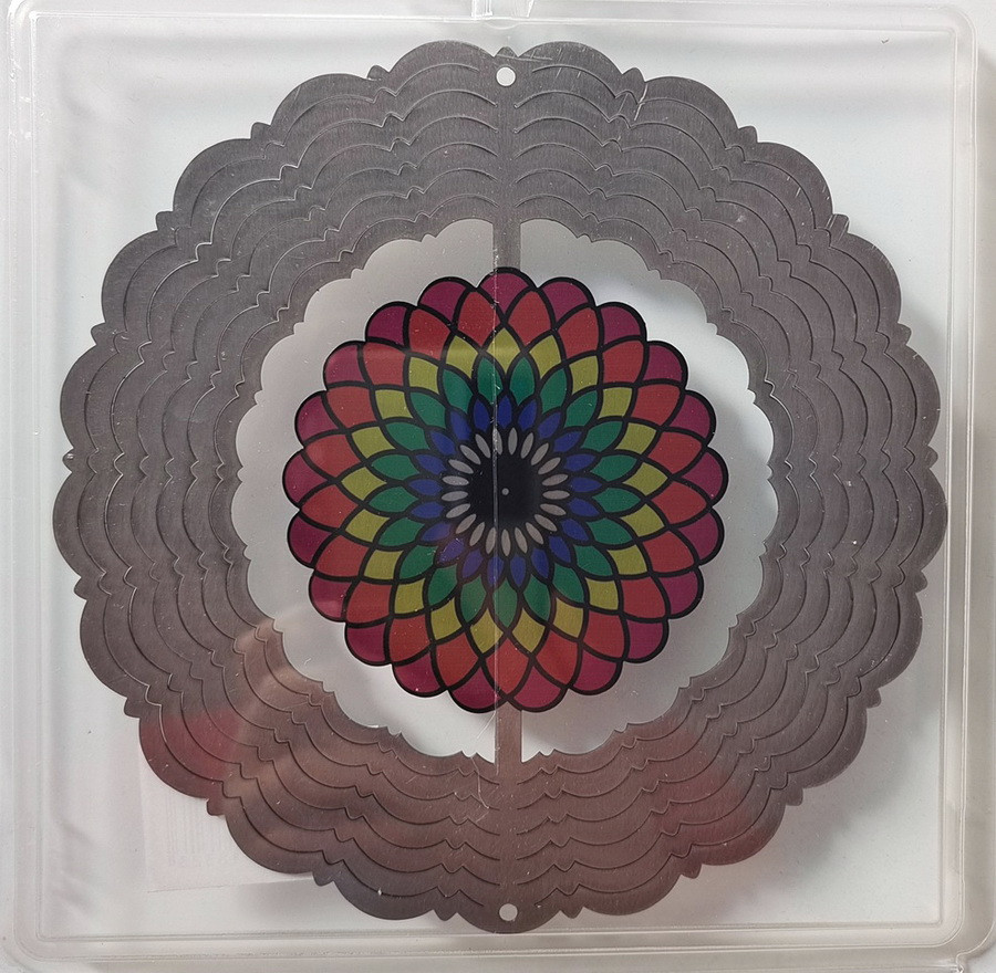 Geometric Wind Pattern Geometric pattern wind spinner - Adore Collection