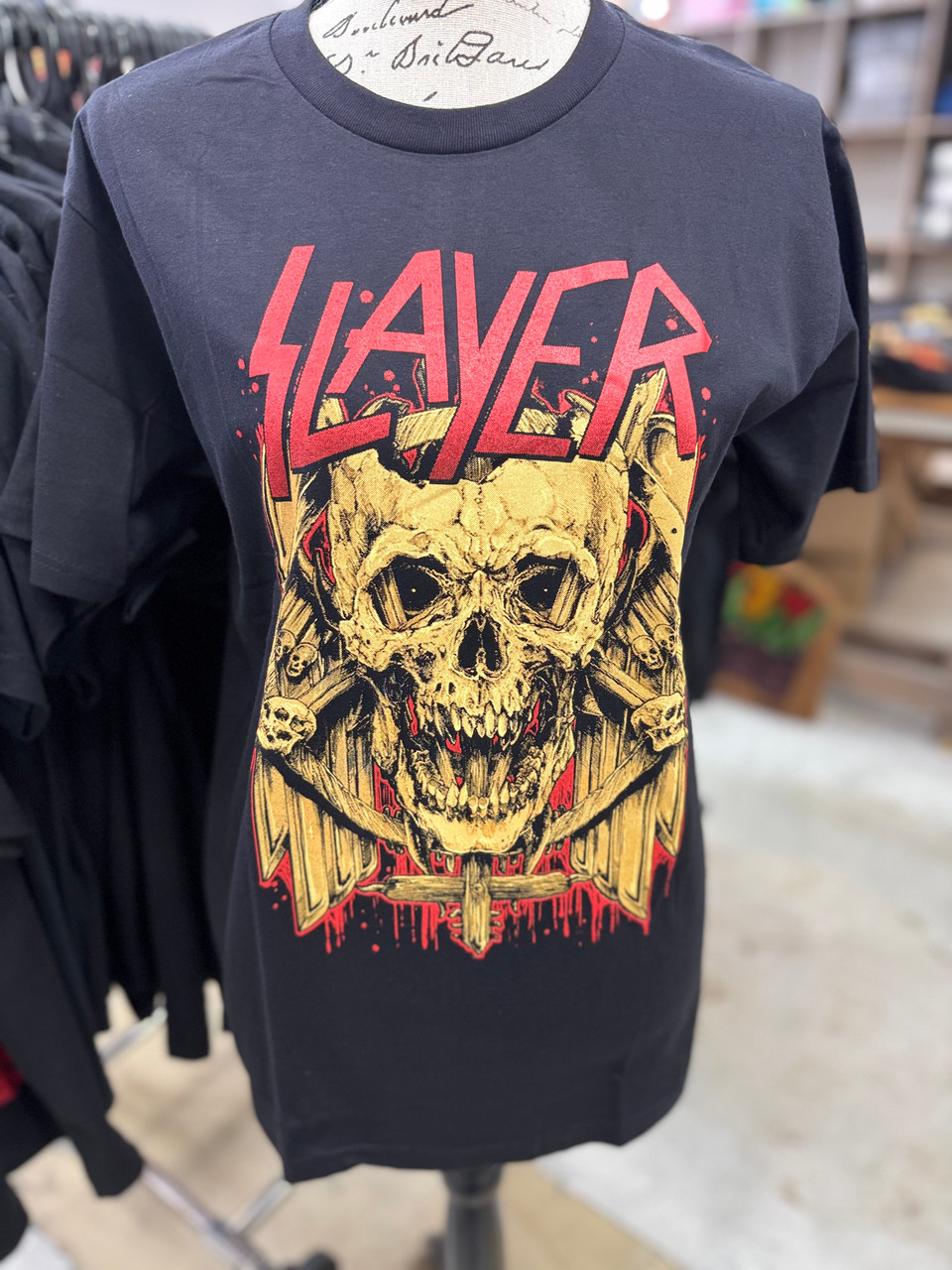 Slayer Band T-shirt | Skull - Vital Vintage