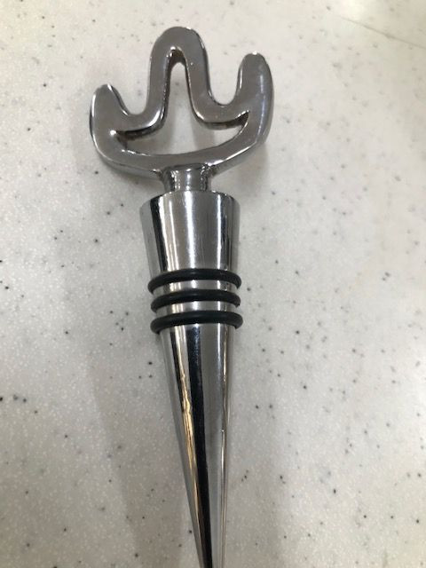Stainless steel bottle stoppers - 4 designs to choose from - price per each