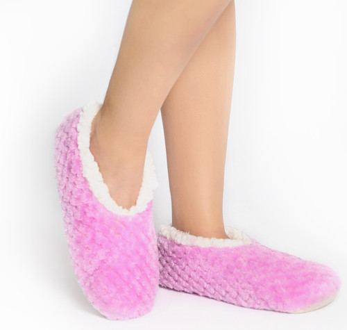 Silky soft petal lilac range of slippers (Various sizes)
