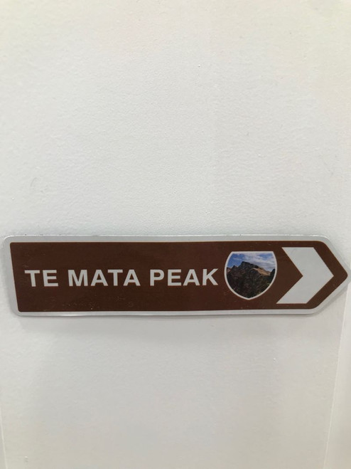 New Zealand Road sign magnet -  Te Mata Peak