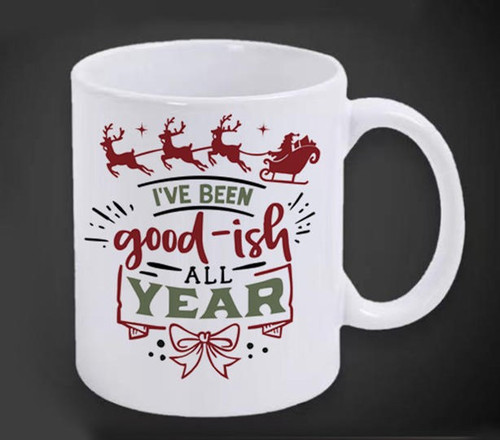 Mug - Ive Been Goodish All Year 310ml