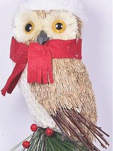 Christmas-OWL Red Scarf
