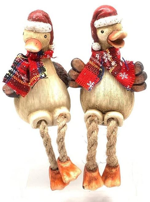 Christmas Duck figurine