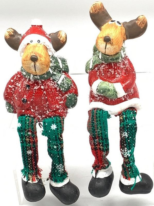Christmas reindeer shelf sitters
