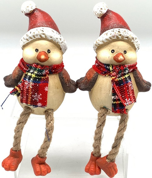 Christmas bird shelf sitter
