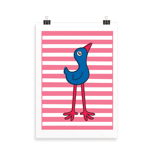 Pukeko Buddy - Print A3