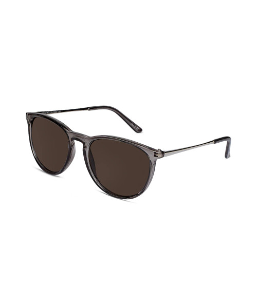Sunglasses - Fraser with grey frame, brown lens