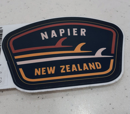 Board Stack, Napier, New Zealand sticker