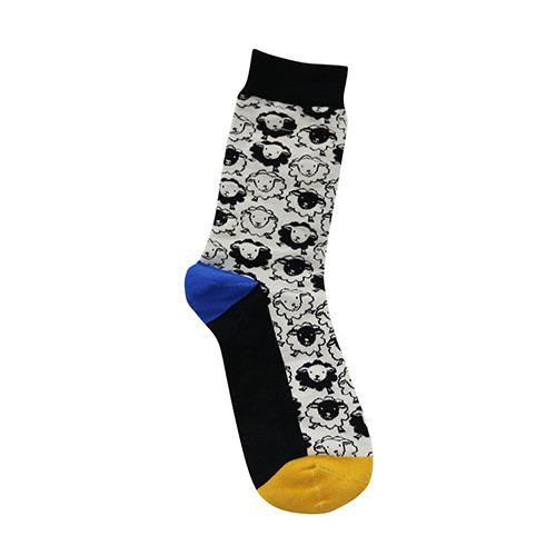 New Zealand souvenir socks featuring a sheep design