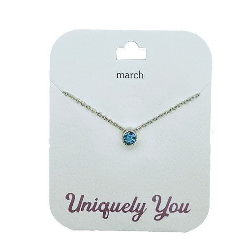 Birthstone Pendant - March