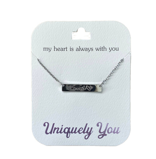 My Heart is allows with you pendant