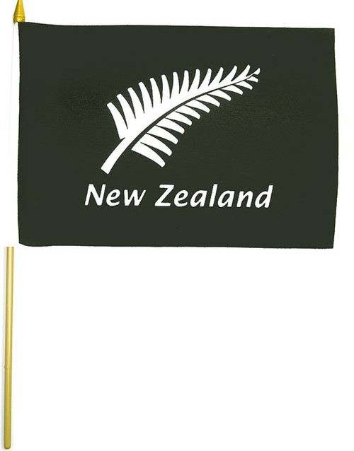 Silver Fern Flag (15cm x 22cm)